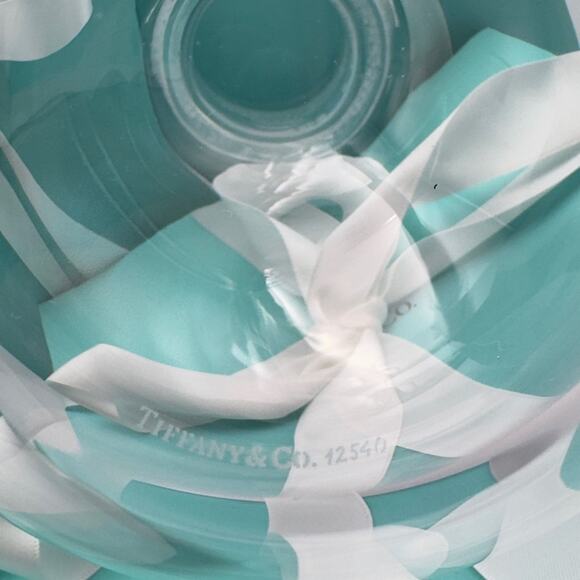 NEW - Tiffany & Co. Diamond Point Lead Crystal Decanter Clear Wine Carafe W/ Box - Picture 5 of 12